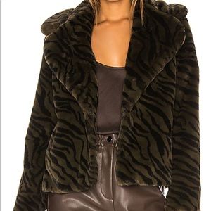 Sanctuary faux fur jacket like new!